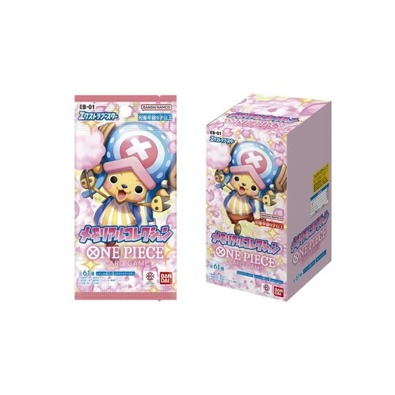 

Bandai Anime Booster Box One Piece Op-Eb01/05/06/07 Слепая коробка Дополнительная упаковка Precious Story Редкая закрытая подарочная коробка Карты