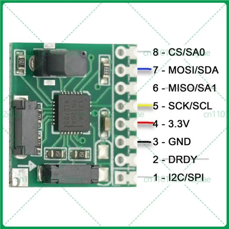 RM3100 Test Module Demo Board for PNI 3-axis Electronic Compass Magnetometer