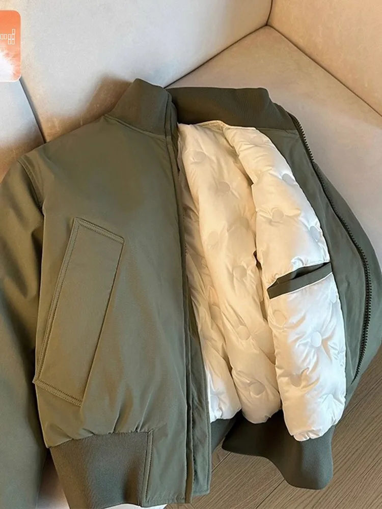 

Retro American Military een Pilot Jaet Men's ort Zipper Versatile Outerwear Autumn Winter New Sle Faion Urban Casual