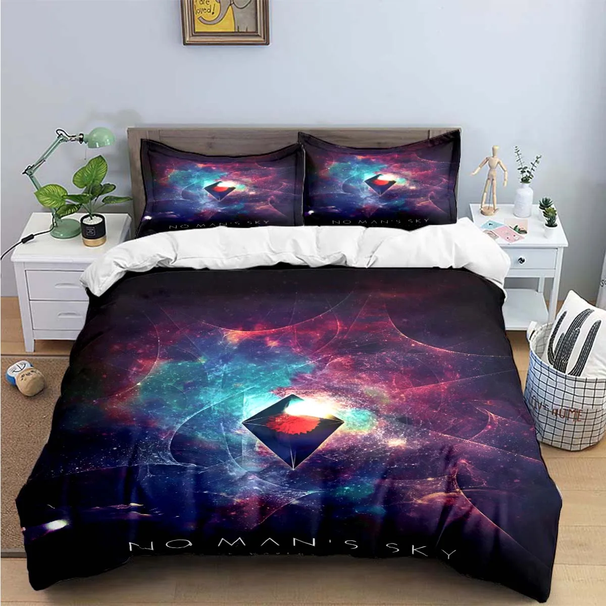 Fashion Anime 3D Game N-No-Man's-Sky Print Bedding Sets Bed Supplies Set Duvet Cover Bed Comforter Set Bedding Set Luxury Gift