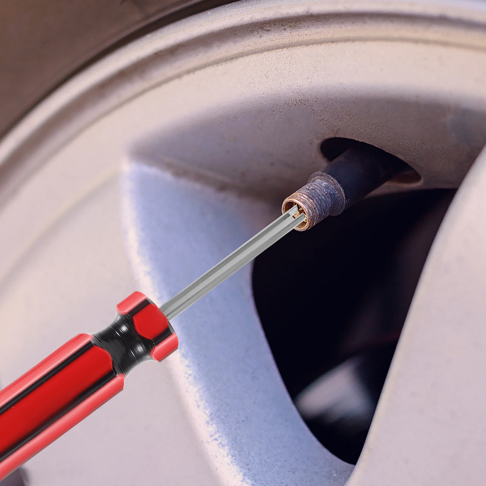 

5pcs Tire Automotive Installation Tool Stem Removal Tool Set Auto Repair Tools For Car Motorcycle Truck Bicycle 45 Steel