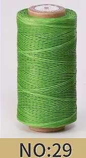 Leder Handwerk DIY Projekt 150d Leder Nähen Polyester Flach wachs Schnur Durchmesser 0,8mm 50 Meter