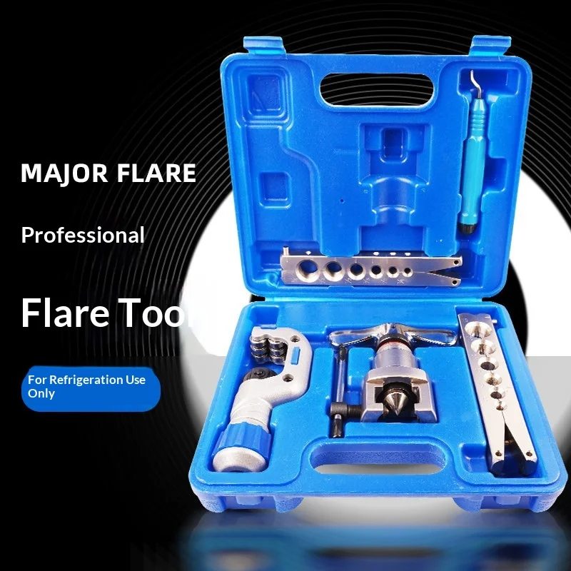 

Industrial Copper Pipe Eccentric Flaring Tool Steel Handle for Air Conditioner Refrigeration Installation Bore Flaring Flare