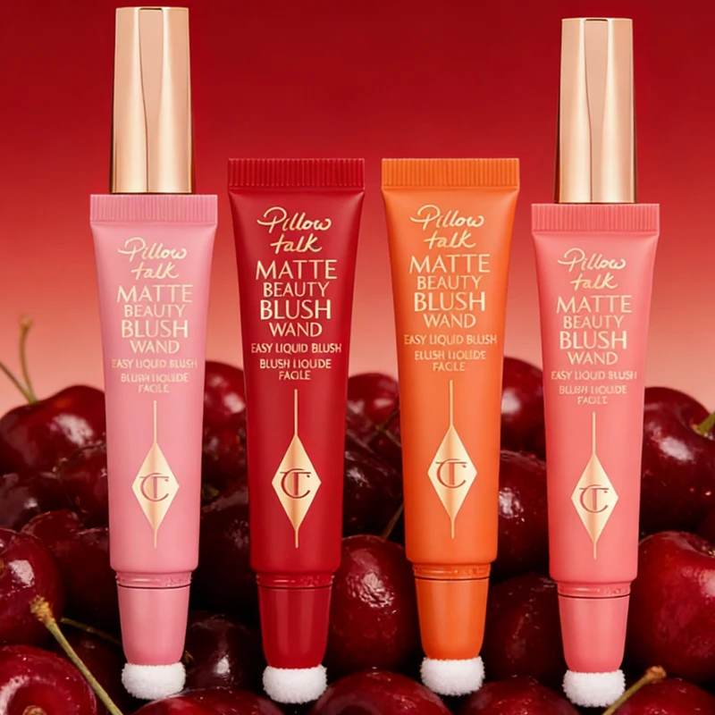 

Набор Charlotte Tilbury CT Love Blush: румяна-кушон и жидкий хайлайтер, стойкий, гладкий, естественный сияющий эффект, косметика для лица