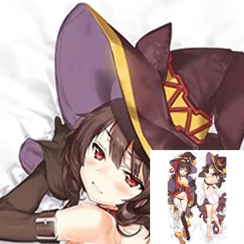 

Dakimakura Anime Pillow Cover Megumin Double Sided Print 2Way Bedding Festival Gifts Gifts