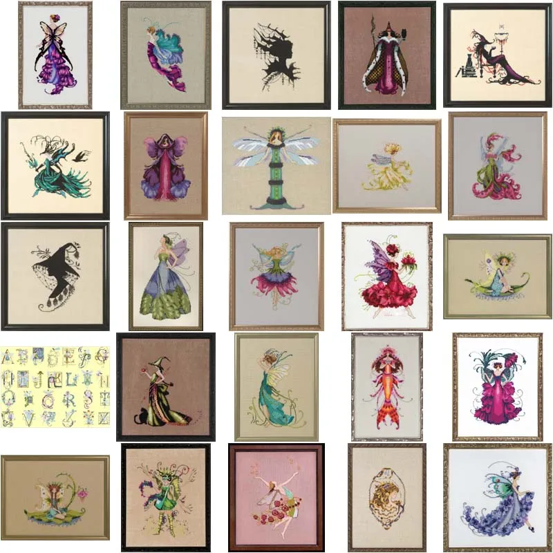 90-NC266 fairy tale doll counted 16CT 14CT 18CT DIY Cross Stitch Sets Chinese Cross-stitch Kits Embroidery Needlework