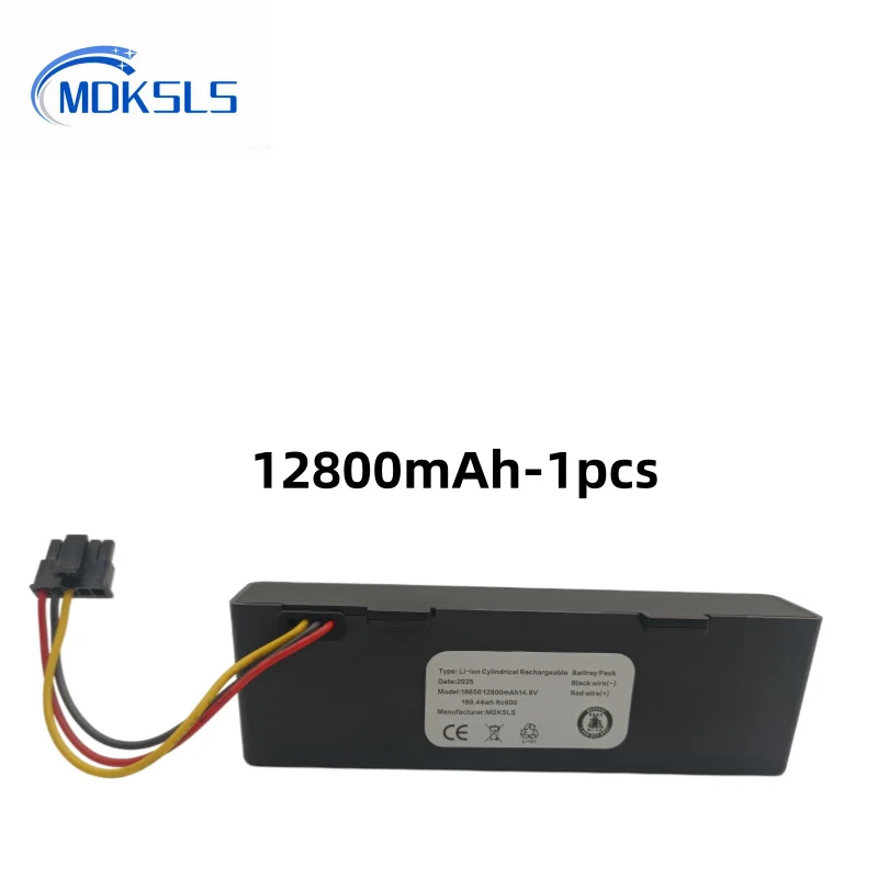 18650 4S1P 14.8V 12800mAh Sweeper Battery for Xiaomi Mijia Mi Robot Vacuum-Mop P Sweeping Mopping Robot STYTJ02YM Li-ion Battery