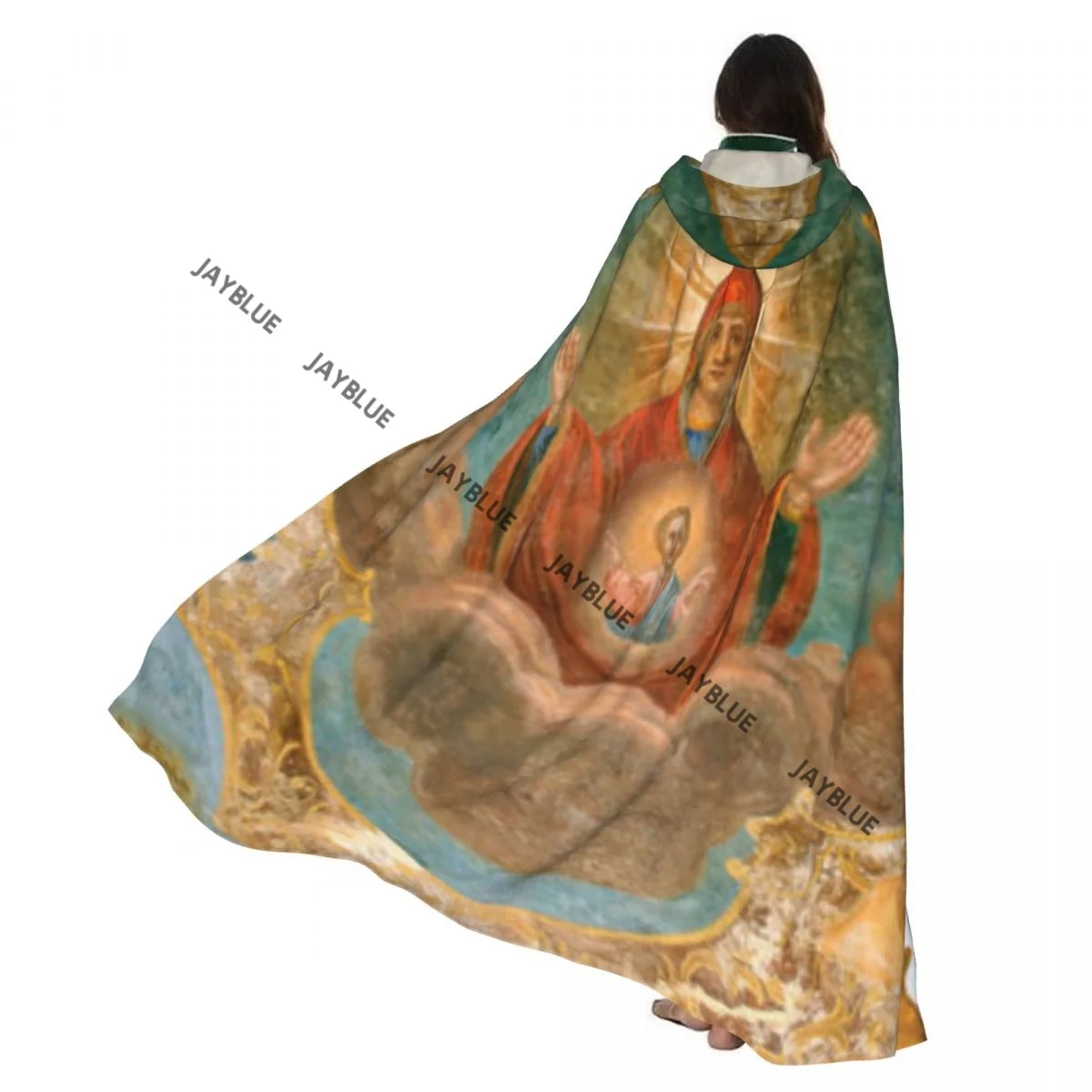 

Длинная накидка-плащ Санкт-Петербург Россия Лютий Плащ с капюшоном Пальто Осенние толстовки