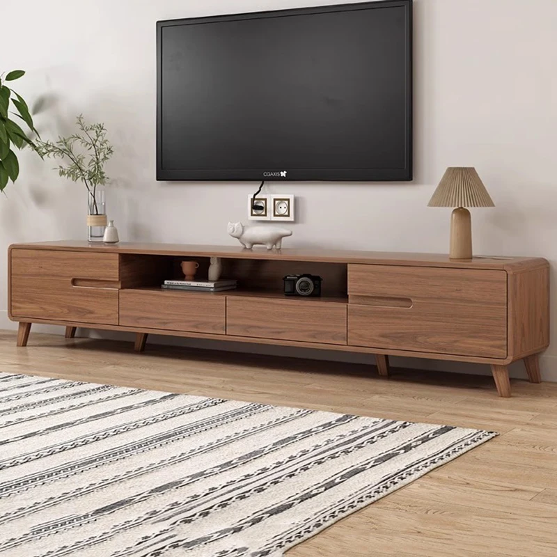 

Storage Organizer Tv Table Living Room Mobile Modern Display Luxury Wood Designer Tv Stands Drawers Muebles Trendy Furniture
