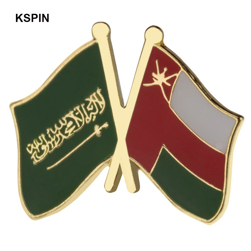 Oman Flag Lapel Pin Friendship Flag Badge Flag pin