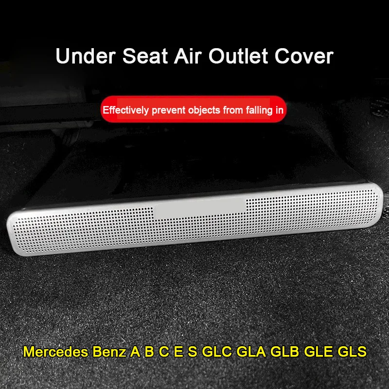 

Car Under Seat Air Conditioning Vent Anti-Blocking Dust-Proof Cover Trim For Mercedes Benz A B C E S Class GLA GLB GLC GLE GLS