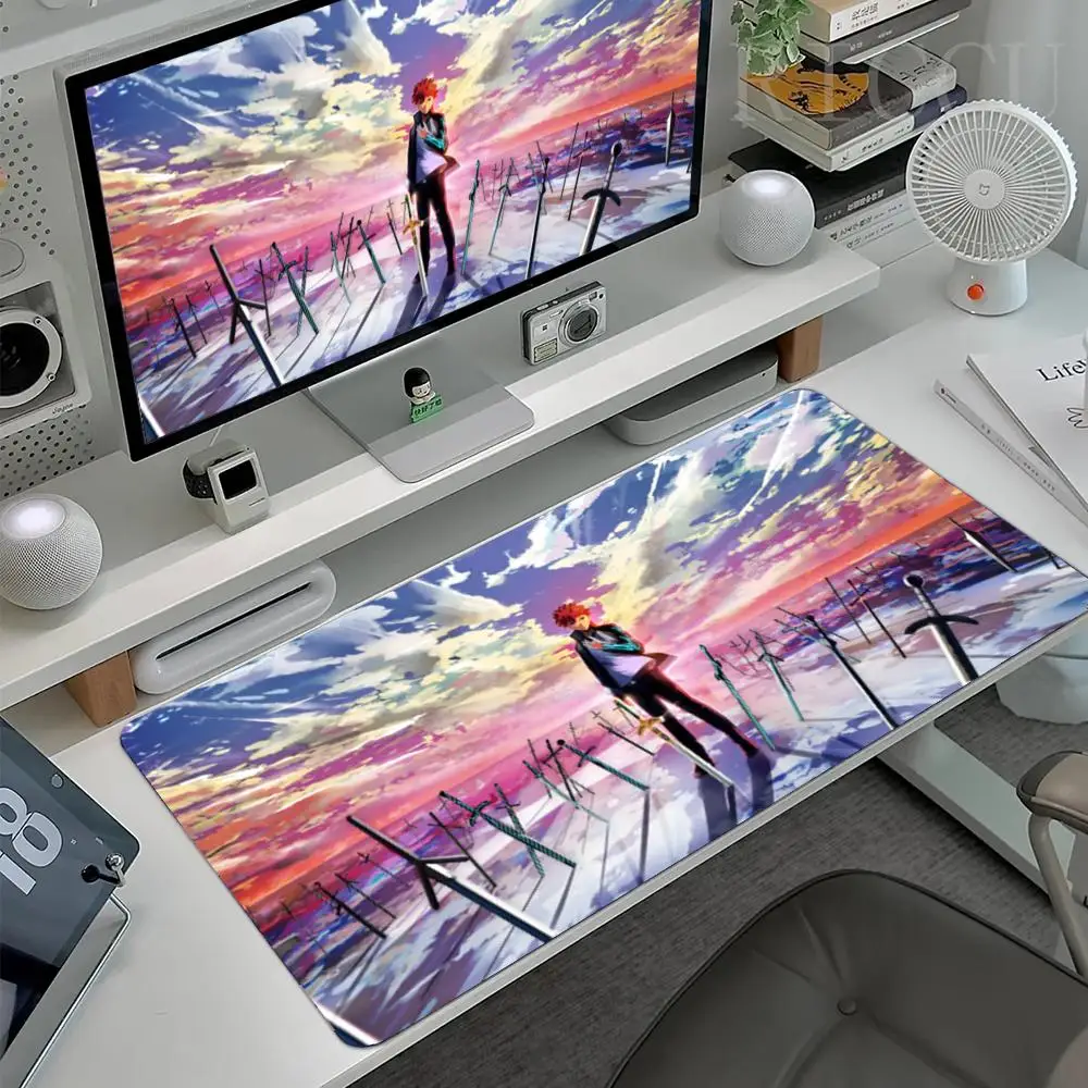 

fate Mouse Pad Mousepad Large Gaming Mouse Pad LockEdge Thickened Computer Keyboard Table Desk Mat
