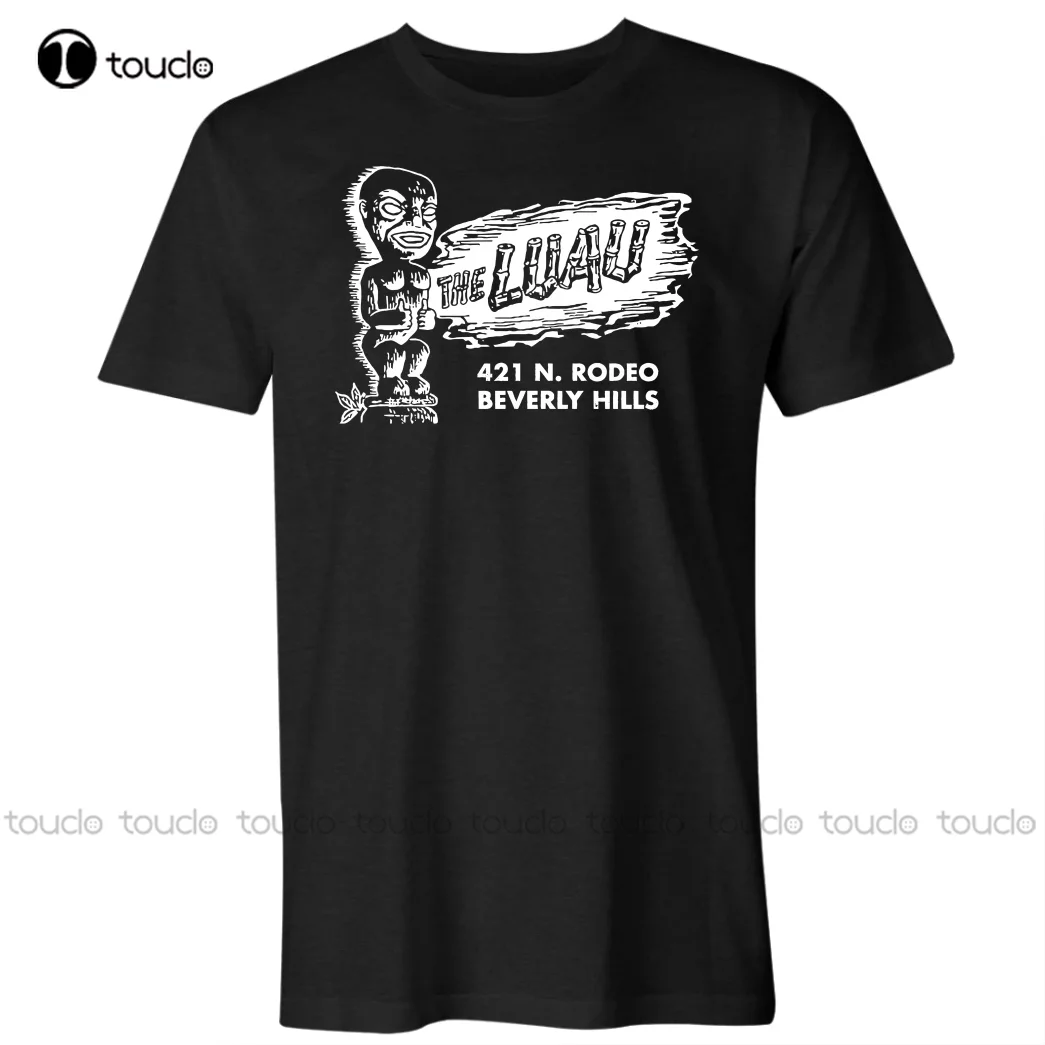 New The Luau Beverly Hills Ca Vintage Restaurants Black T Shirt S/4Xl Vintage T Shirts Cotton Tee Xs-5Xl Unisex Fashion Funny