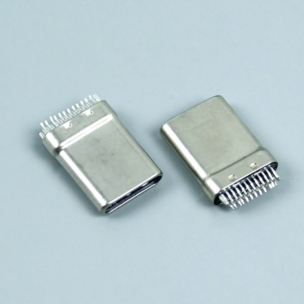 1-10PCS 24P USB 3.1 Type C Male Plug Socket Connector for Test PCB Board 24pin DIY USB Jack Charging Socket Interface