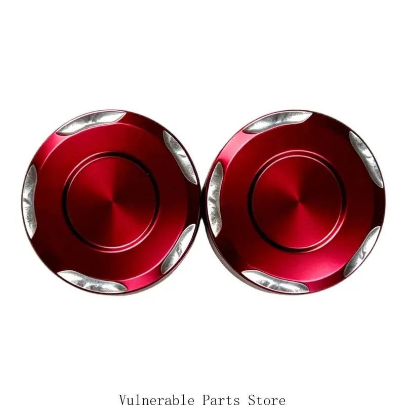 Motorcycle Mirror Hole Covers Pair of 2 ABS Trim Covers for Open Mounting Holes, Press-In for Daily Use Owners