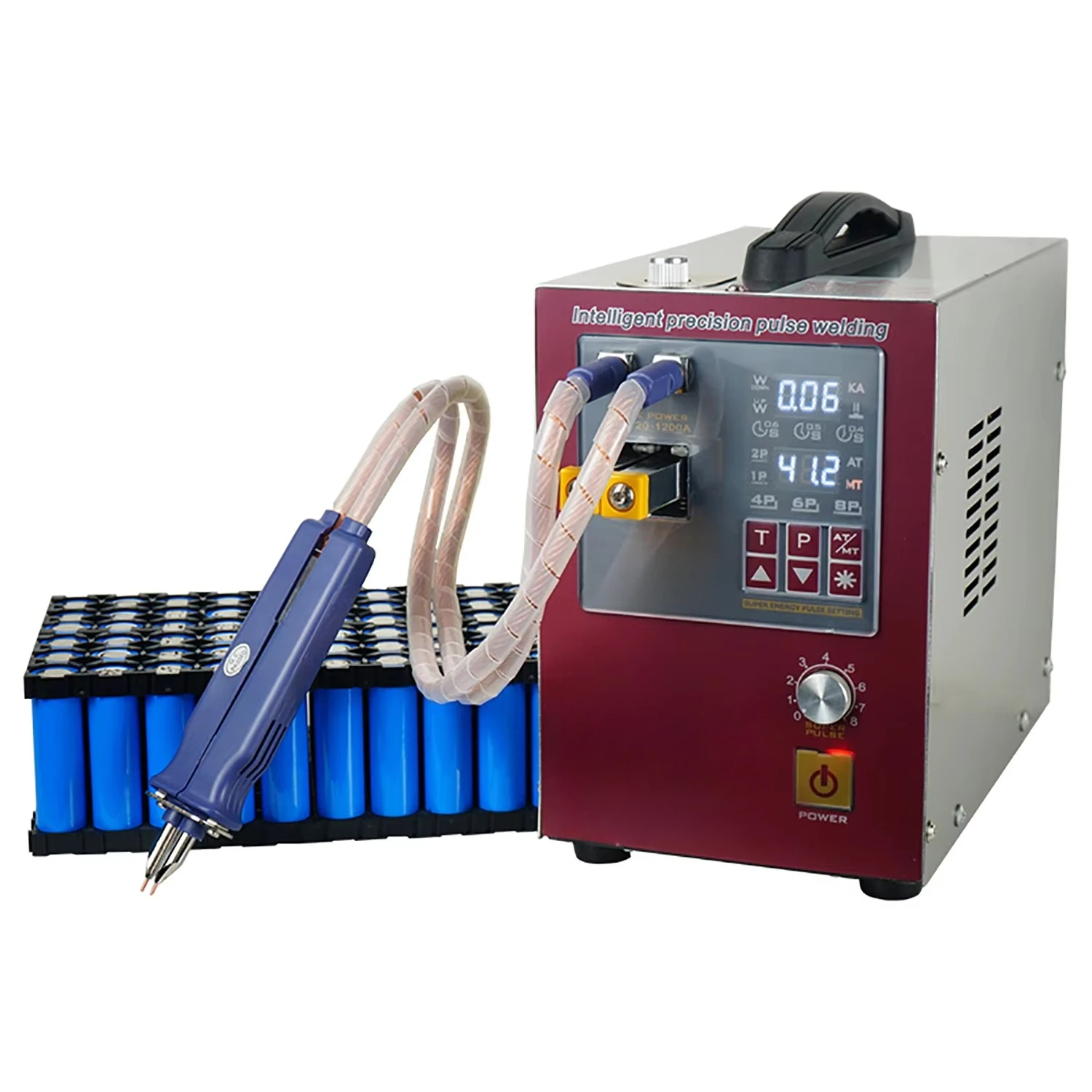 737DH 4.3KW Induction Delay Touch Spot Welding Machine  18650 Lithium Battery Pack Spot Welder