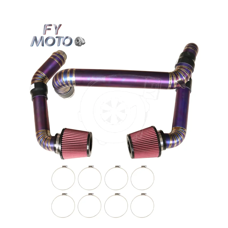 Performance TITANIUM Front Mount Intake For BMW For G80 For G82 For M3 For M4  Competition S58 Purple Color