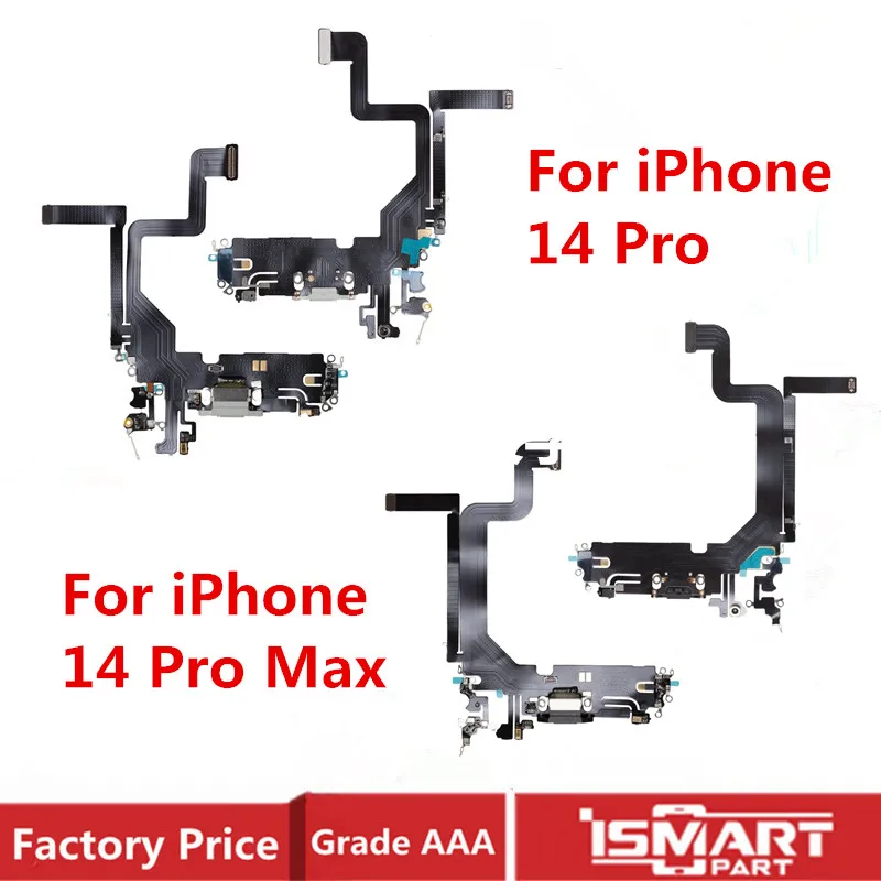 

For iPhone 14 Pro Max USB Charging Port Flex For iPhone 14 Pro Dock Charger Connector With MicroPhone Headphone Audio Jack Cable