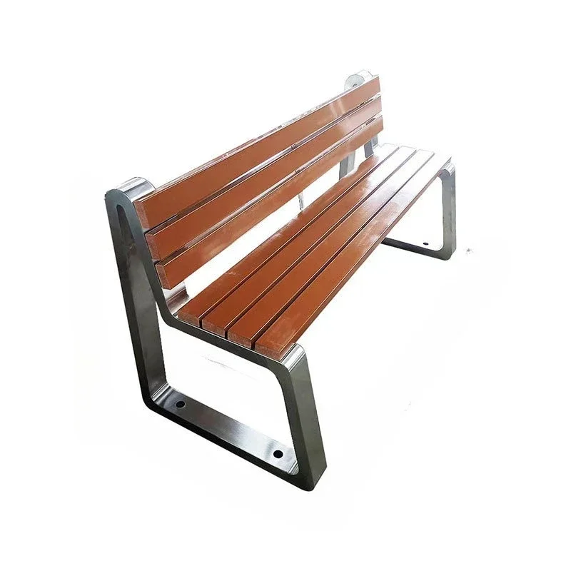 Outdoor, benches, row chairs, leisure plastic wood stools, shopping malls and parks