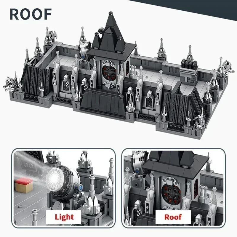 مدينة سوبر كبيرة مادهاوس نموذج بناء لعبة المكعبات الإبداعية DIY الحرم صعوبة عالية متوافق الطوب للعب الهدايا الكبار #3