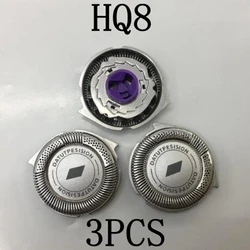 3pcs HQ8 Replacement head HQ8505 razor blade for philips shaver PT724 PT726 PT727 PT728 PT731 PT732PT735 PT736 PT737 PT739 PT860