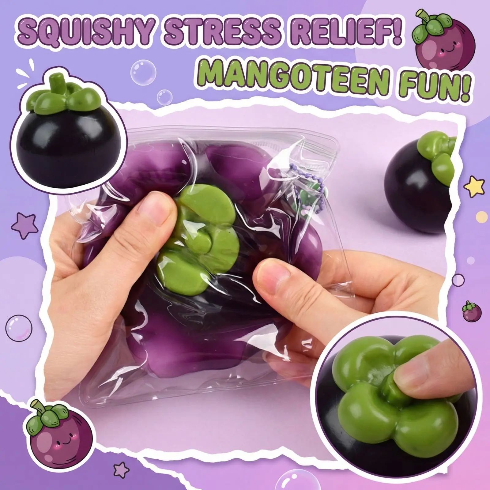Soothe Stress Relief Fidget Spinners Squish Party Gifts Relax Fidget Gift Anxiety and Stress Relief Supplements