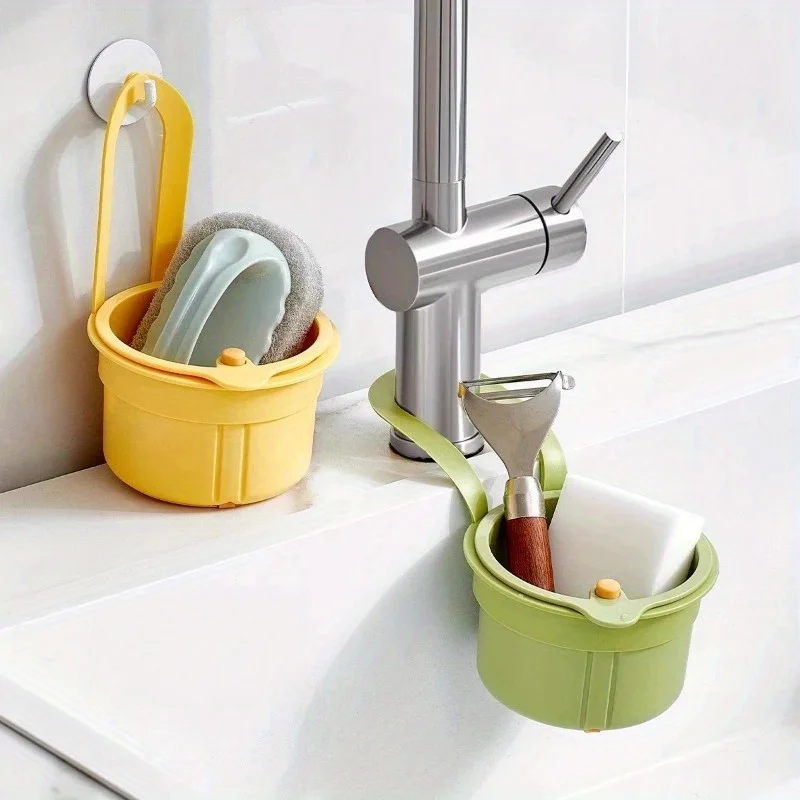 New Faucet Hanging Strainer, Cactus Kitchen Sink Drain Strainer, Kitchen Essentials Hanging, Easy To Install, Fine Mesh