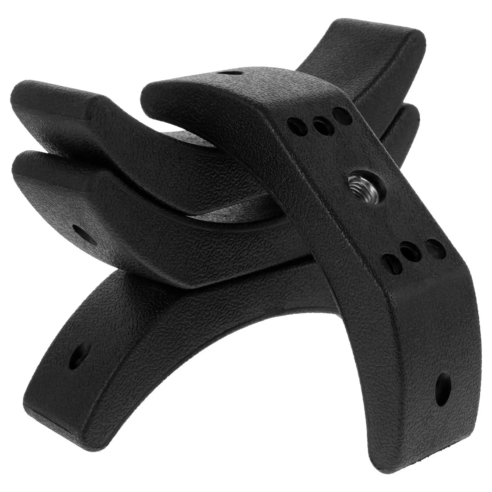 4Pcs Reinforced Rubber Dumbbell Rack Versatile Dumbbell Storage Rack Holds Dumbbells Barbell Floor Protection Gift for Fitness