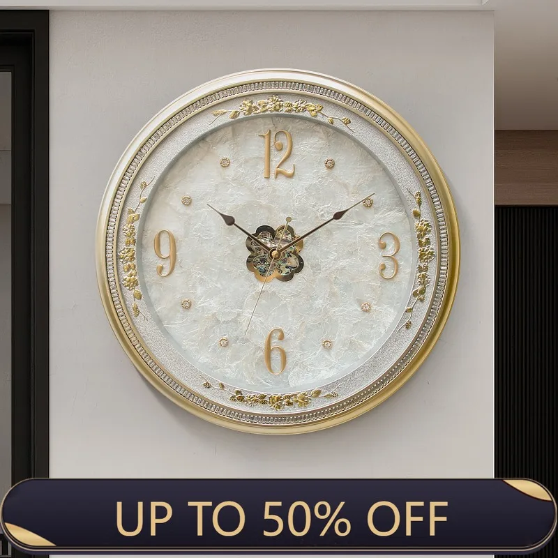 Modern Wall Clock Decorative Wall Watch Silent Luxury Aesthetic Large Clocks Minimalist Elegant Living Room Watches Home Decor