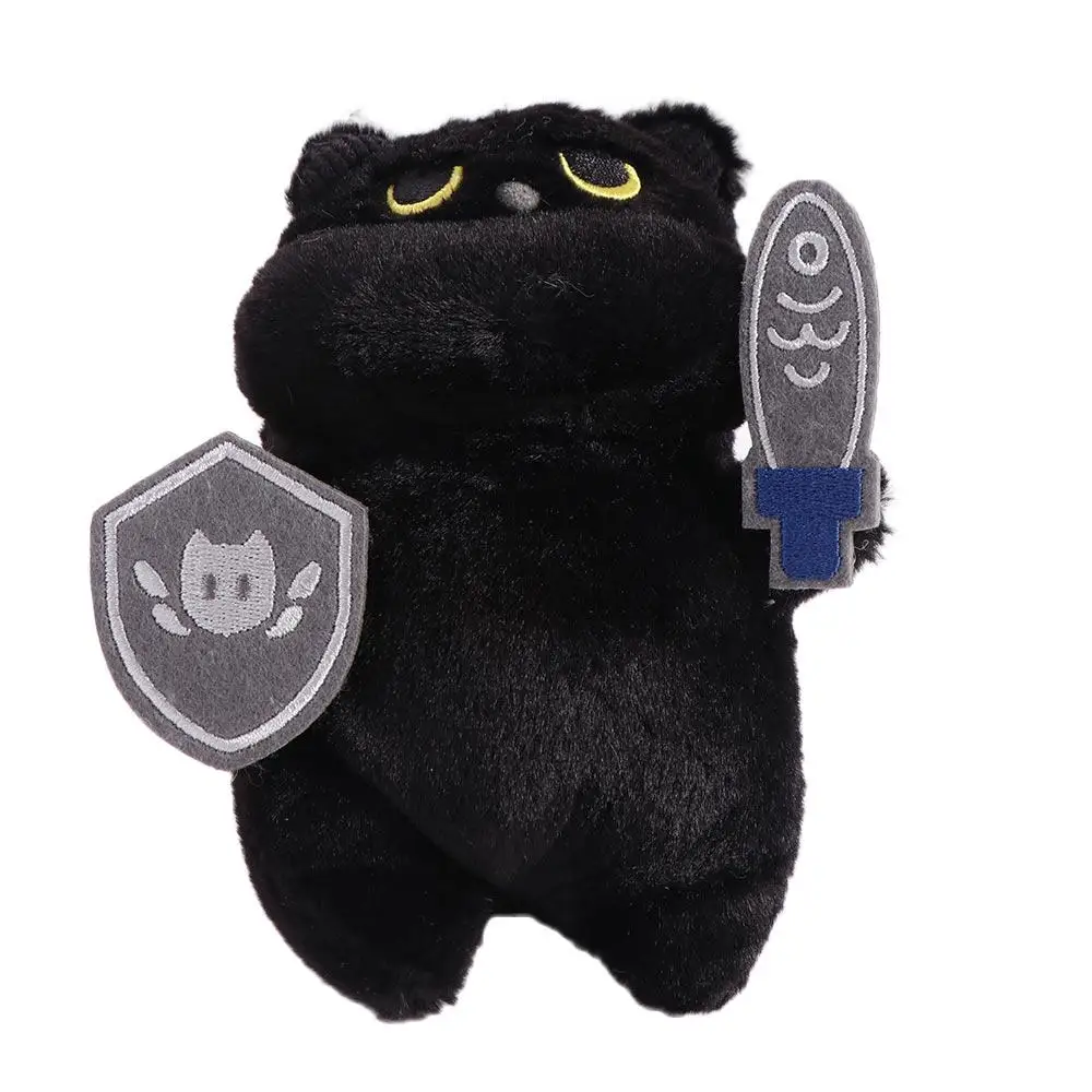 Small Knight Cat Doll Birthday Gift Plush Toy Cute Doll To Accompany Silly Cartoon Cute Soft Birthday Gift Decoration