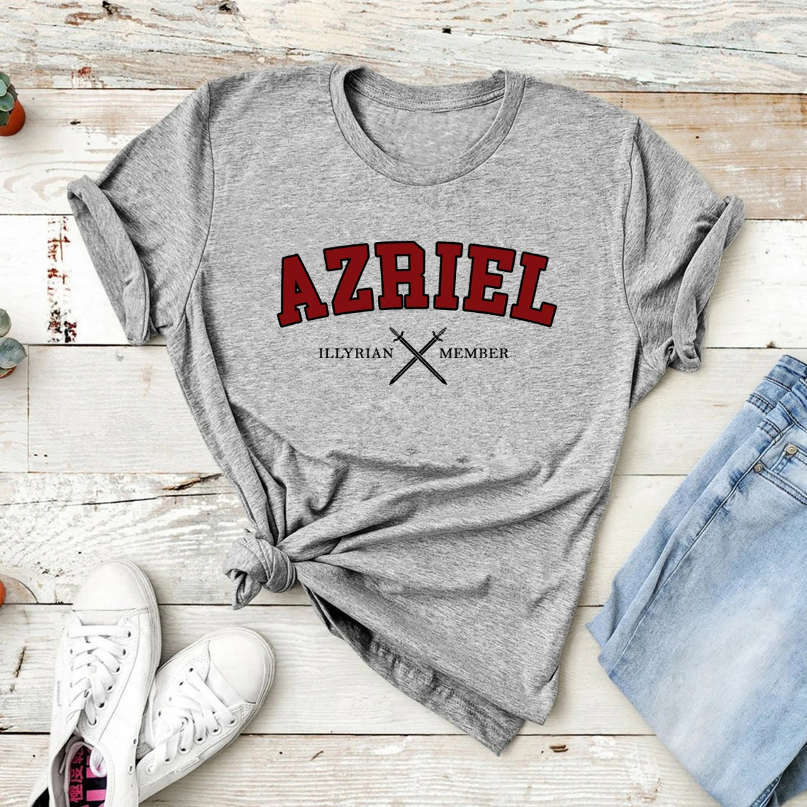 Azriel Shadowsinger ACOTAR T-Shirt Rhysand Tshirt Women Clothes Terrasen Tee Book Lover Apparel SJM Merch Shirt Bookish Gift