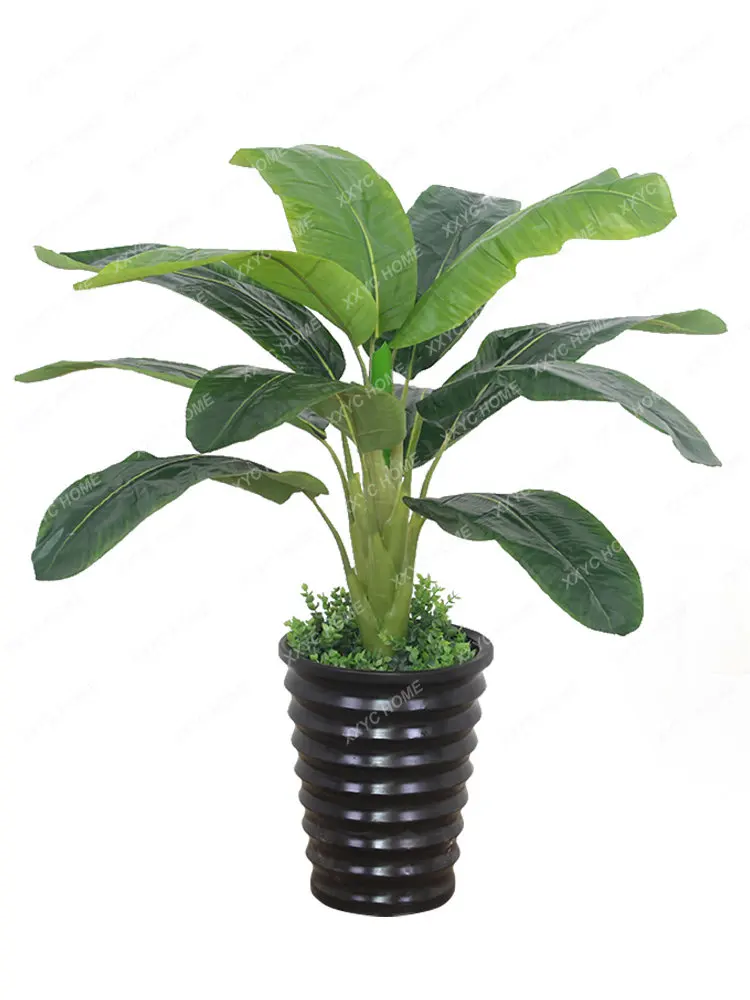 

Bonsai Decoration Indoor Flower Plastic Anti-Real on-the-Ground Green Plant Artificial Bonsai Decoration Tree Size