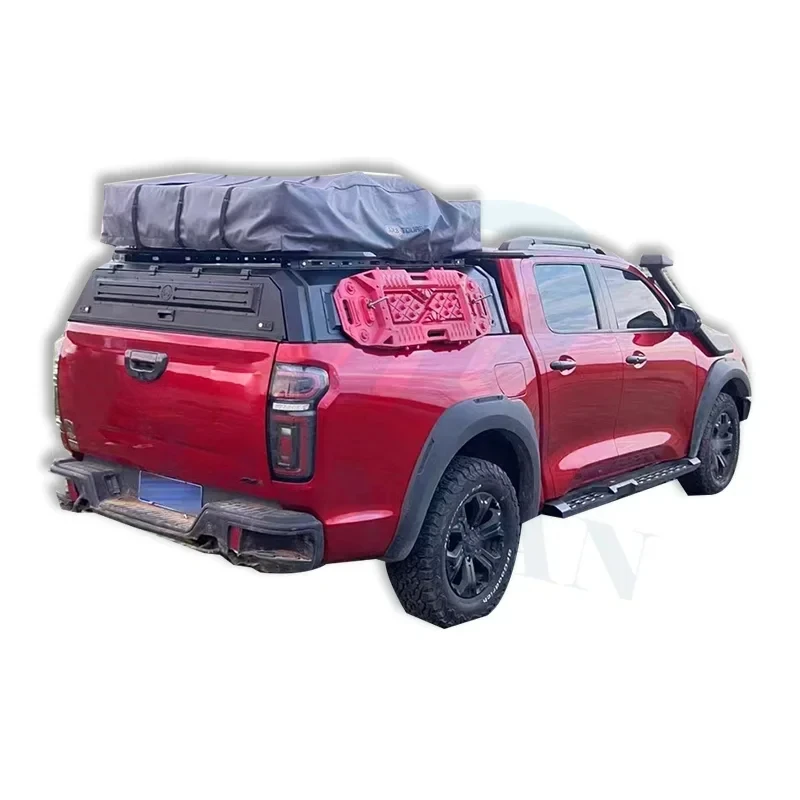 

Carry Lage Rack Waterproof Steel Pickup Hardtop Truck Canopy For 2022 Hilux Tacoma Ranger Navara Np300