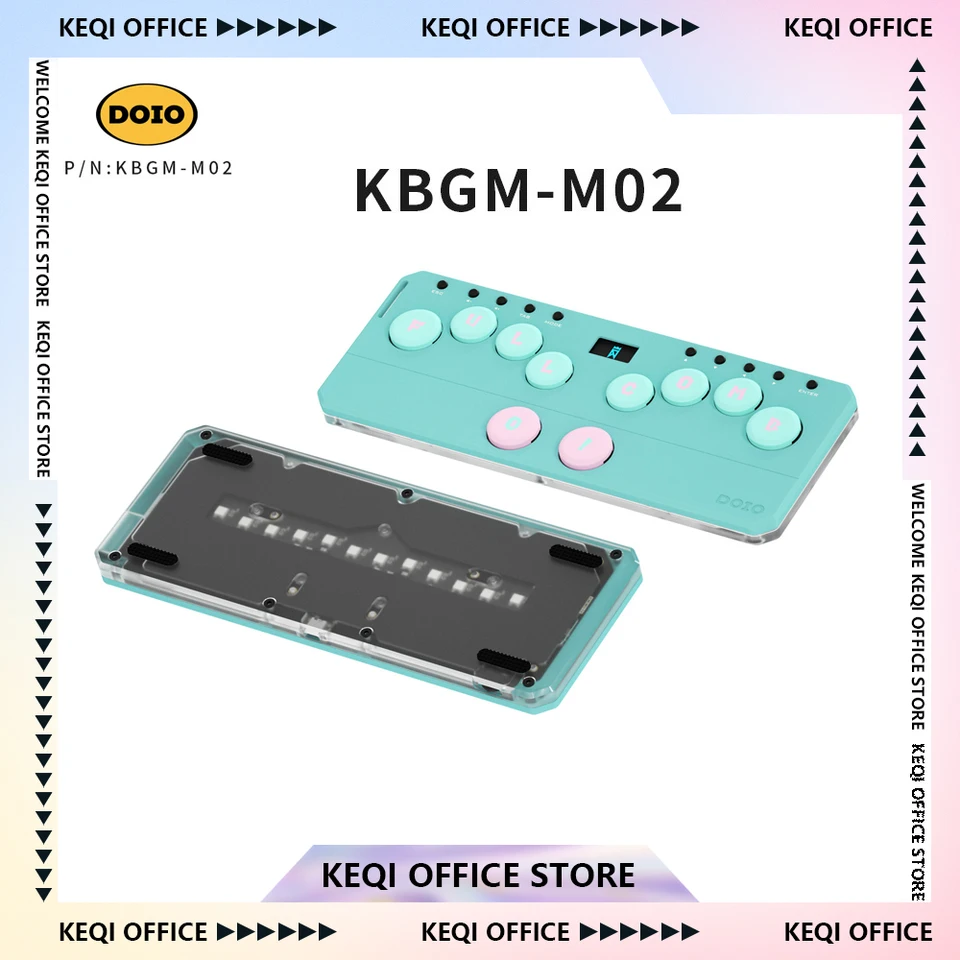 DOIO KBGM-M02 メカニカルキーボード アルミ合金製 ロースイッチ 軽量