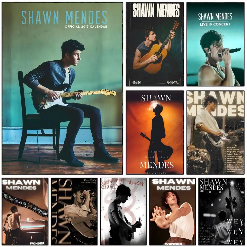 Dreamy Singer S-Shawn Mendes Poster Wall Art Print Decorative Mural Home Decor Gift Unframed
