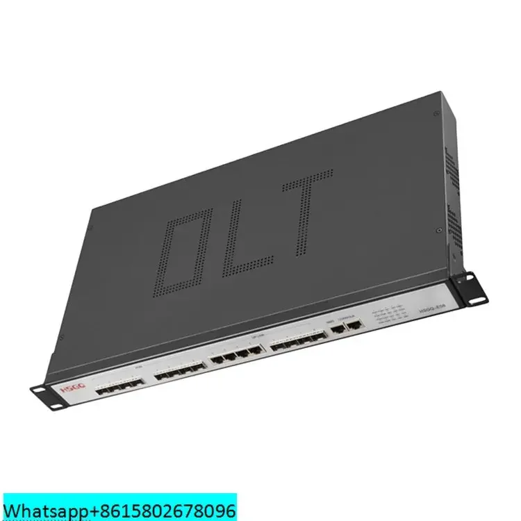 OLT 8 Port HSGQ-XE08 10G SFP Slots GEPON Support Up to 512 ONUs Widely Compatible Fiber Telecommunication Equipment