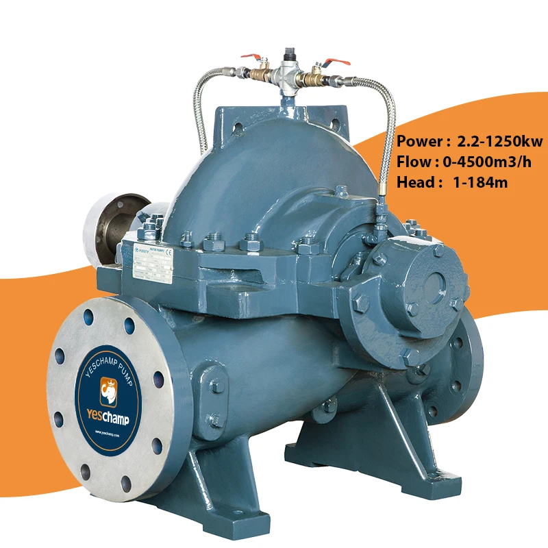 OEM Supported 75hp Horizontal Split Case Double Suction Centrifugal Pump