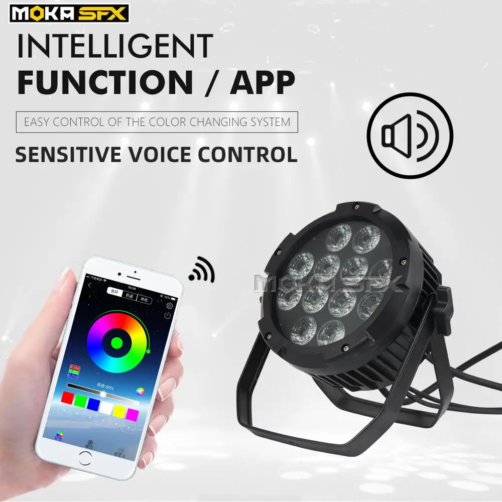 

Par Light Mobile Phone Remote Control LED Par Can Waterproof for Bar Disco Dj Light Stage Lighting Equipment