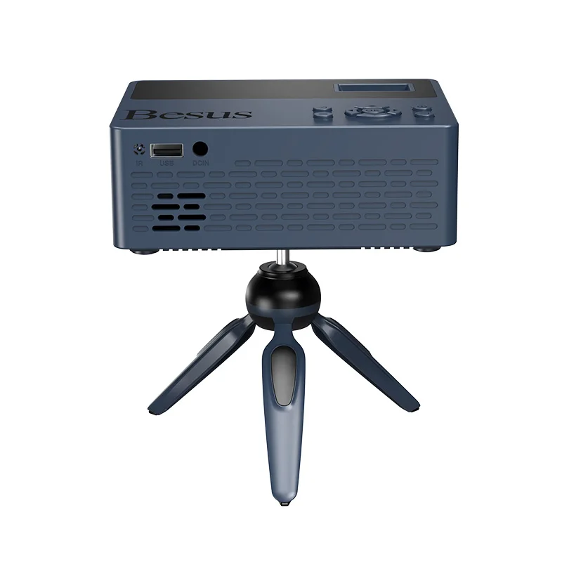 جهاز عرض صغير PRO PRO ، ولومينز ، يدعم من من من من من من من من من من من من من من من من من خلال P ، مع عصا تلفاز عالية الدقة ، هاتف ذكي ، USB ، AV