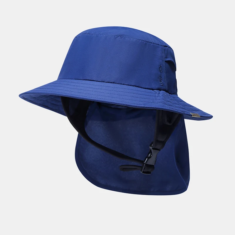 Sun Hat Men Women Summer Beach Accessory Neck Flap UV Protection Big Brim Breathable Fisherman Cap For Surfing Holiday Outdoors