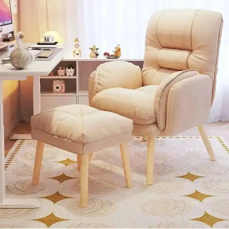 

Ground Elder Desk Lazy Library Chair Bedroom Lounge Single Mobile Modern Minimalist Living Room Sillon Indoor Furniture