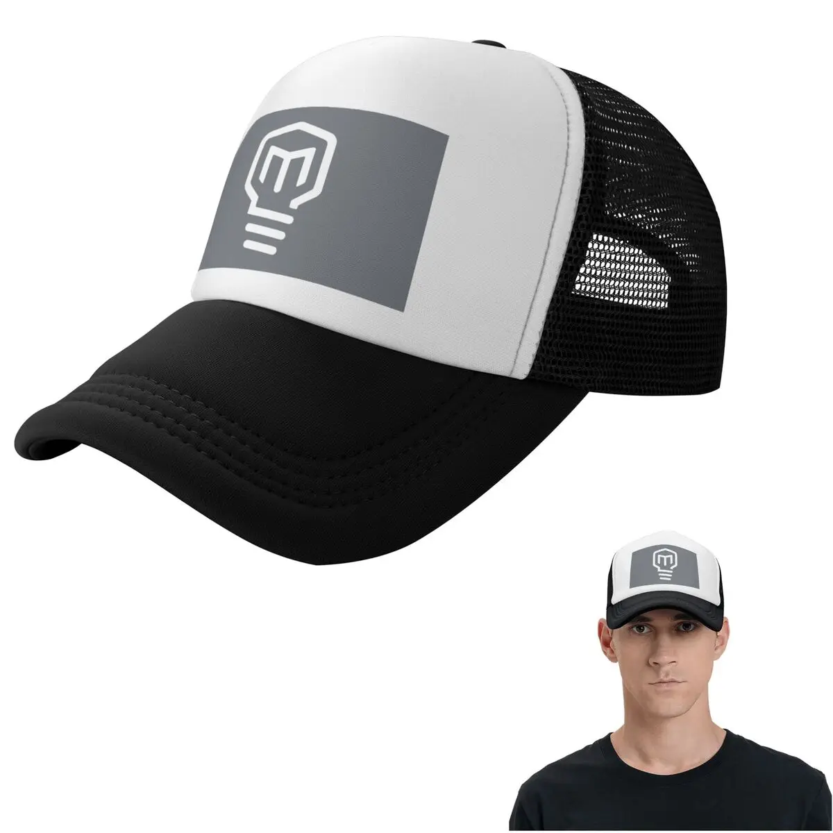 Mark Rober HD Logo Cap Casual Mesh Baseball Caps Adjustable Hat Hip Hop Summer Unisex Baseball Hats