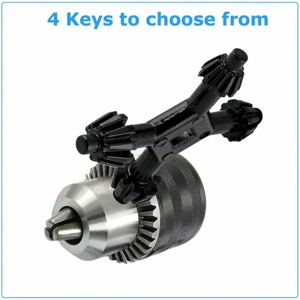 4 In 1 Chuck Key Drill Drilling Holder Spanner Multi-function Universal  Ratchet Socket Ring Combination Grip Star Wrench