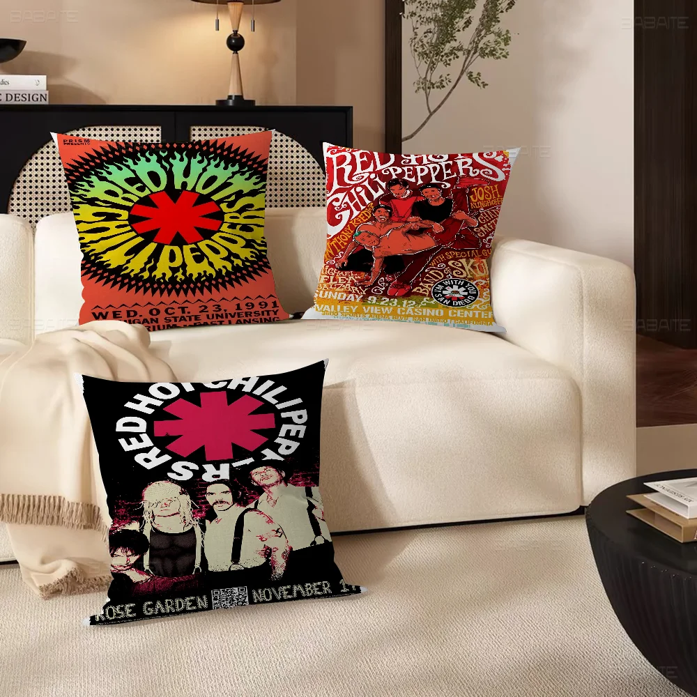 Rock Band R-Red Hot C-Chili Cushion Cover 30x50 Polyester Sofa Cushions Decorative Throw Pillows Home Decoration Pillowcover