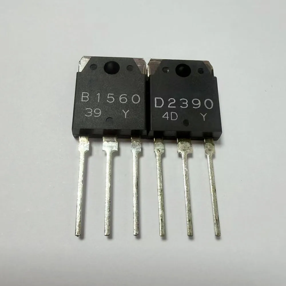 4PCS 2Pair 10PCS 5Pair 2SB1560 B1560 2SD2390 D2390 Sound matching tube 150V 10A TO-3P new original