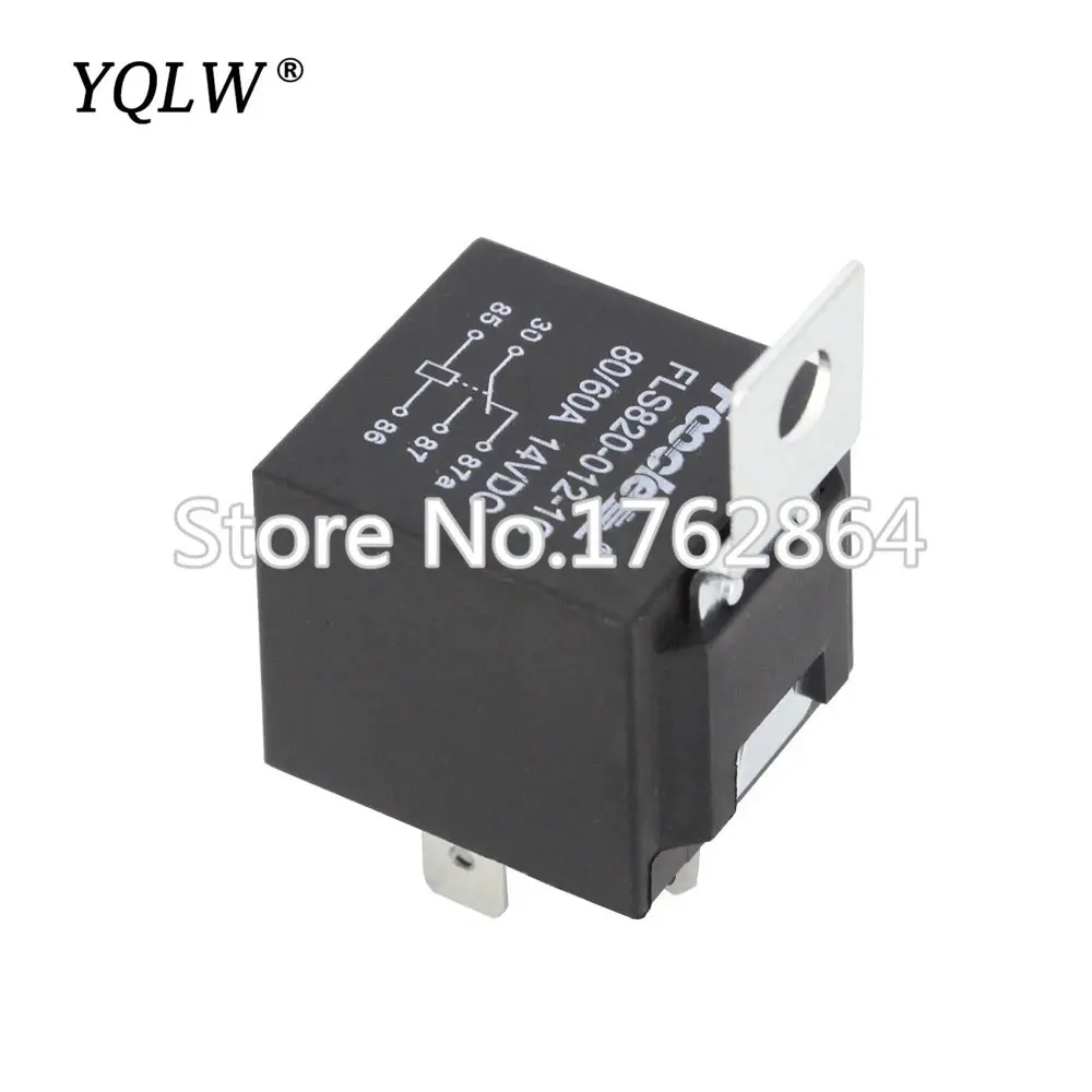 5 PCS Automobile Relay DC 12V 80A 5 Pin JD1914 Air Conditioning Horn Relay Automotive Lighting Controller