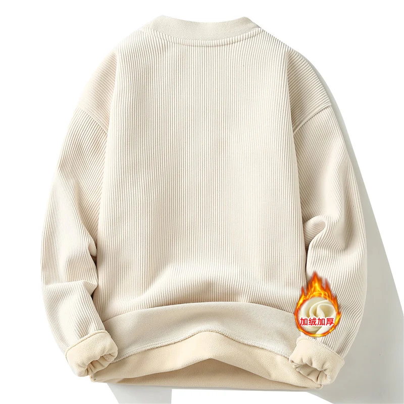 Men's Solid Color Knit Sweater Pullover Streetwear Casual Fashion Spring Autumn Hombre Male Clothing Men's Jumpers Knitwear