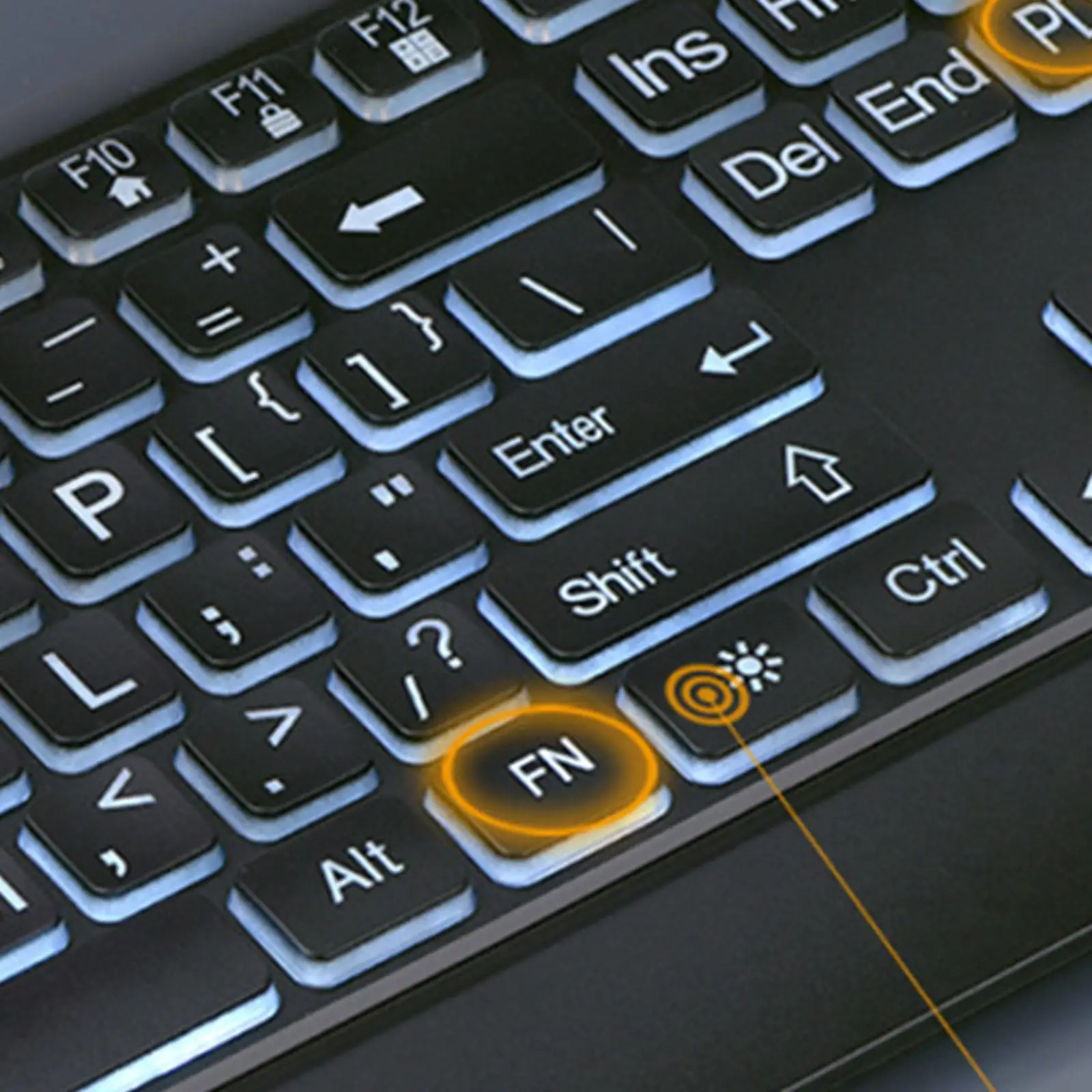 

Keyboard Large Print Multi-Media Keys Black Ergonomic Windows XP/Vista/7/8 for Low Individuals