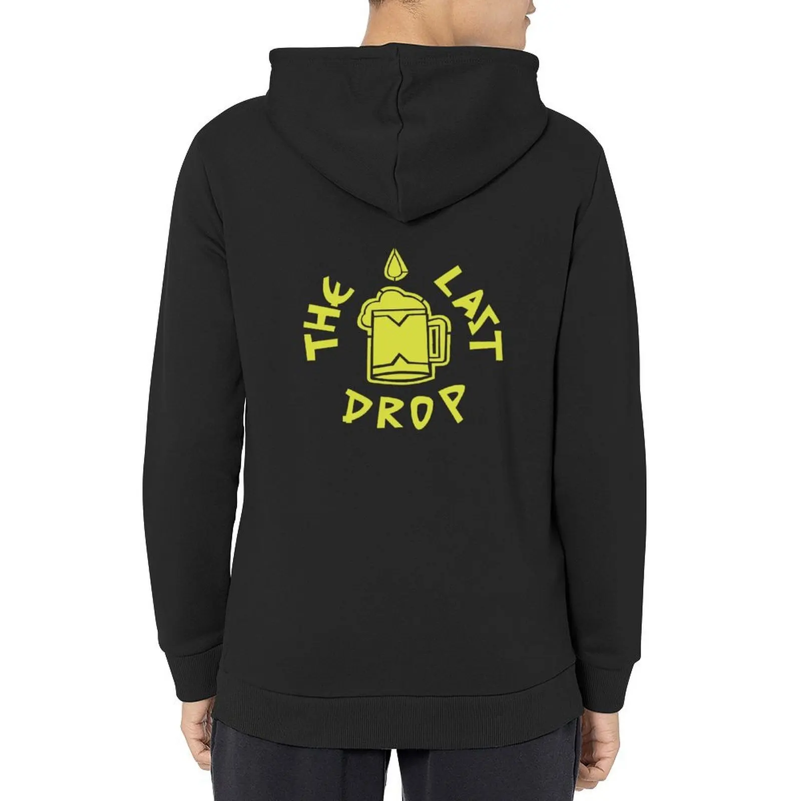 

The Last Drop (Thematic Neon Green- Black BG) Hoodie korean style clothes men clothes hoodie men