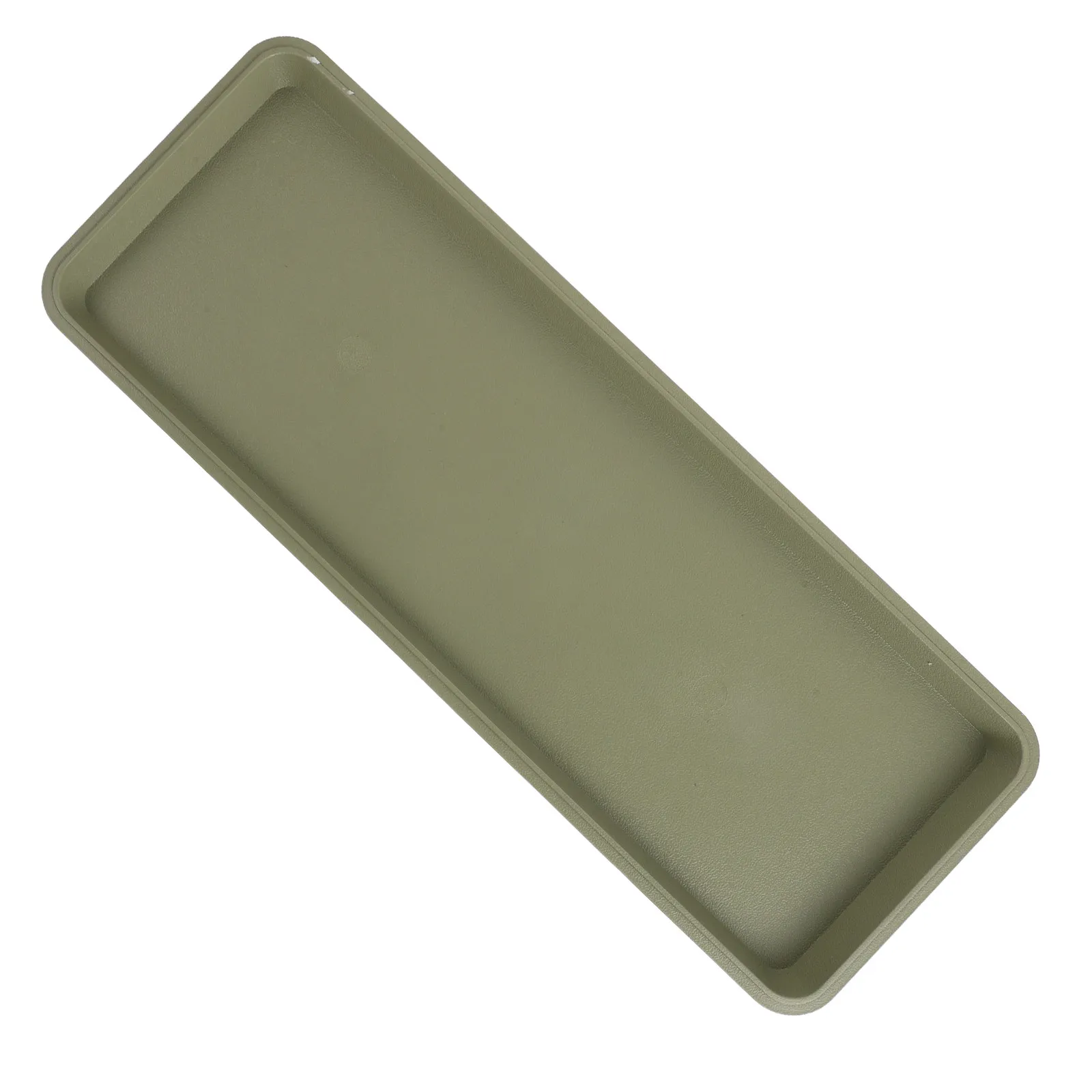 Plastic Rectangular Plant Tray Thickened Planter Saucer 19x7 Flower Pot Water Drip Tray Indoor Balcony Overflow Proof Base